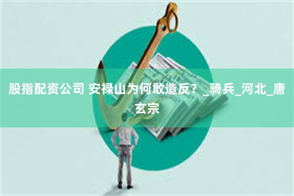 股指配资公司 安禄山为何敢造反？_骑兵_河北_唐玄宗