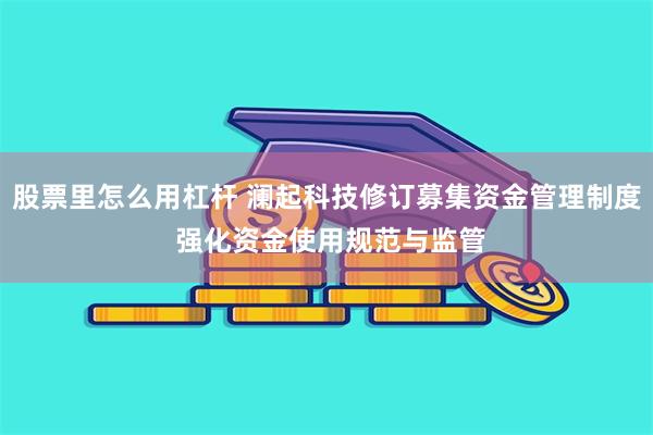 股票里怎么用杠杆 澜起科技修订募集资金管理制度 强化资金使用规范与监管