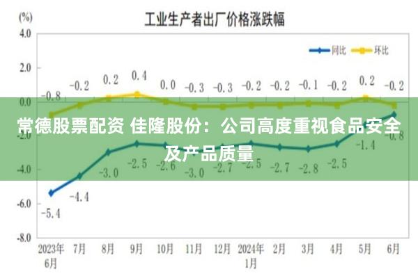 常德股票配资 佳隆股份：公司高度重视食品安全及产品质量