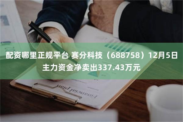 配资哪里正规平台 赛分科技（688758）12月5日主力资金净卖出337.43万元