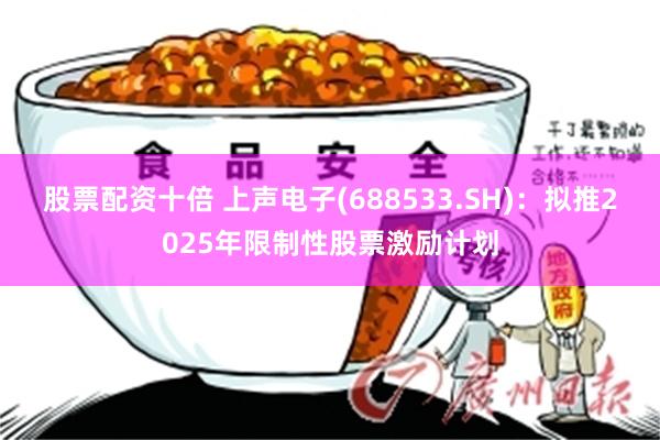 股票配资十倍 上声电子(688533.SH)：拟推2025年限制性股票激励计划