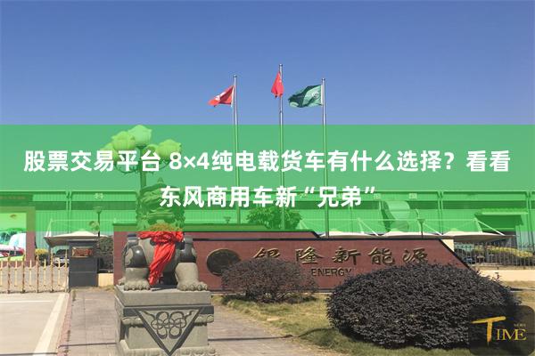 股票交易平台 8×4纯电载货车有什么选择？看看东风商用车新“兄弟”