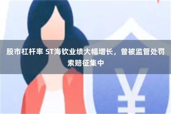 股市杠杆率 ST海钦业绩大幅增长,曾被监管处罚索赔征集中