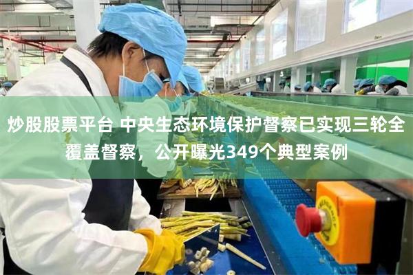 炒股股票平台 中央生态环境保护督察已实现三轮全覆盖督察，公开曝光349个典型案例